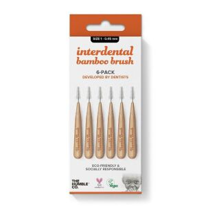 Humble Brush Bambu Diş Arası Fırçası 0.45mm 6 Adet