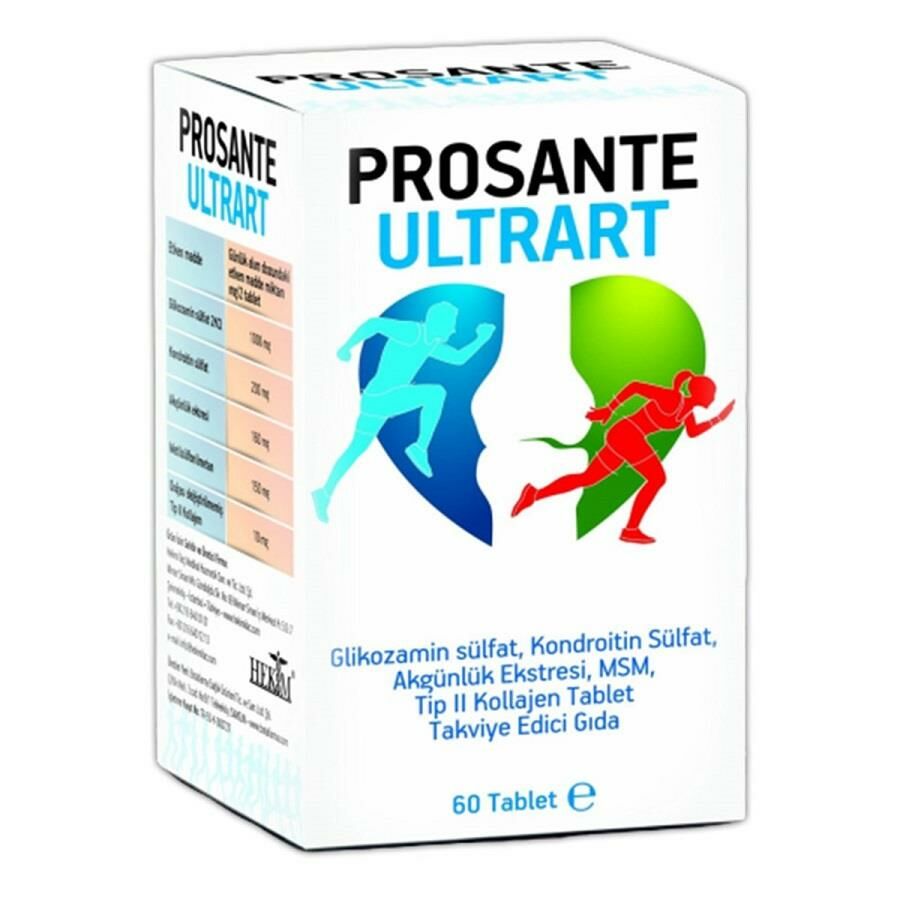 Prosante Ultrart Glikozamin Sülfat 60 Tablet