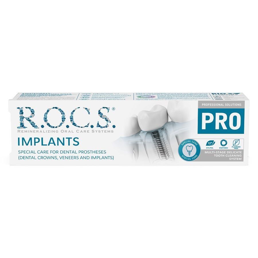 Rocs Pro Implants Diş Macunu 60 ML