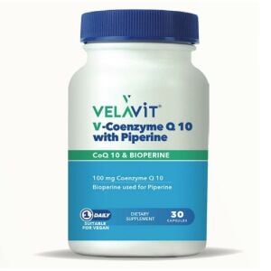 Velavit Coenzym Q10 with Piperine 30 Kapsül