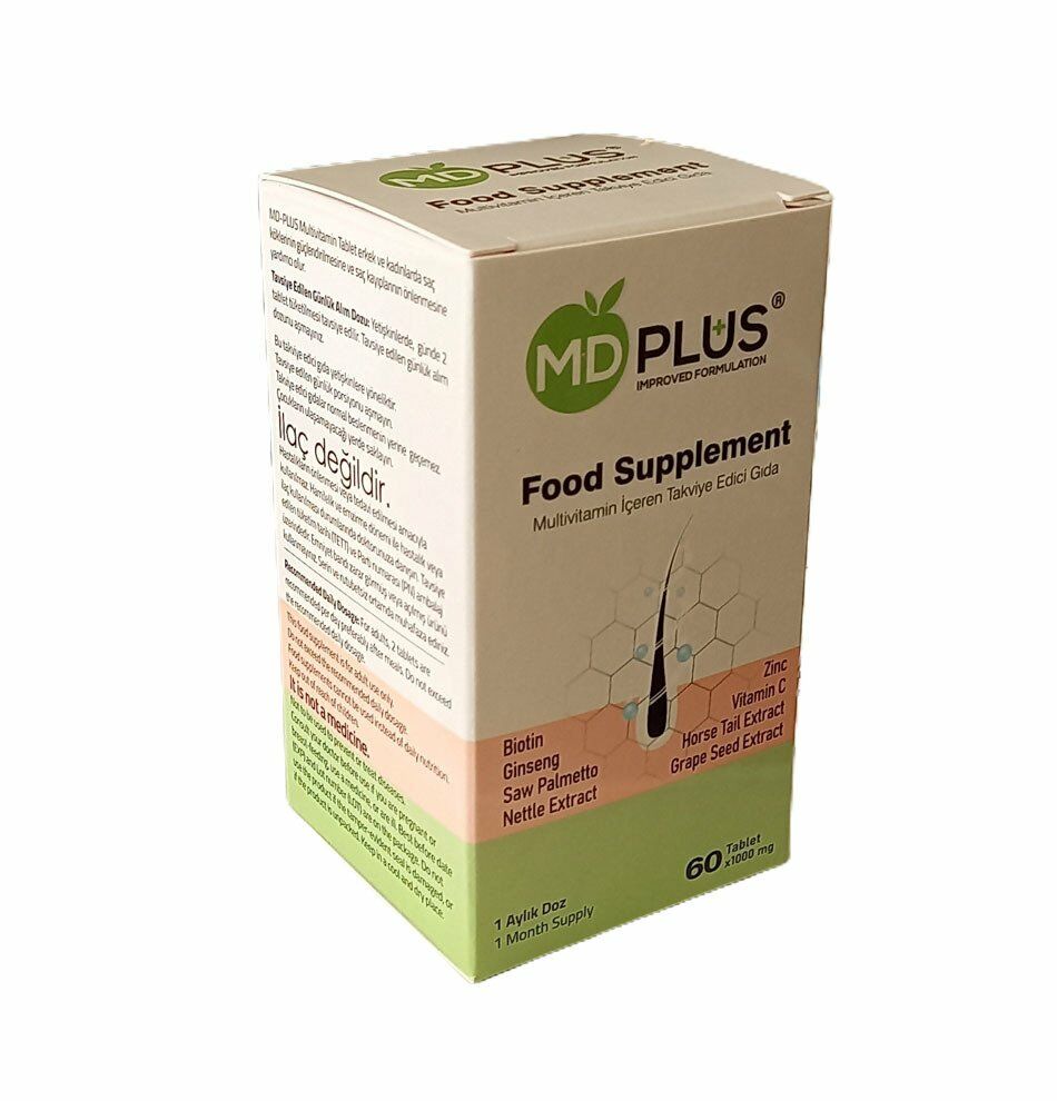 Mdplus Multivitamin İçeren Takviye Edici Gıda 60 Tablet