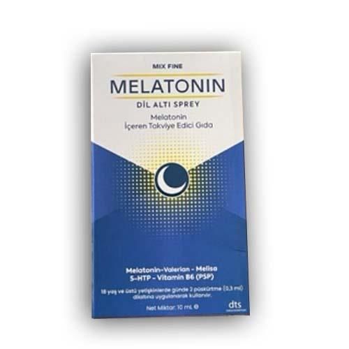 Mix Fine Melatonin Sprey 5htp Melisa B6 Valerian 10 ML
