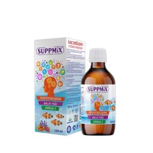 Suppmix Balık Yağı Omega 3 Fosfotidilserin Sıvı Şurup 150 ML