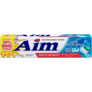 Aim Cavity Protection Toothpaste Ultra Mint Gel 156g