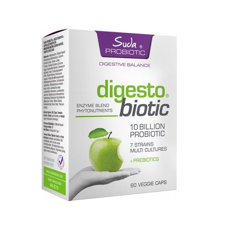 Suda Probiotic Digestobiotic 60 Kapsül