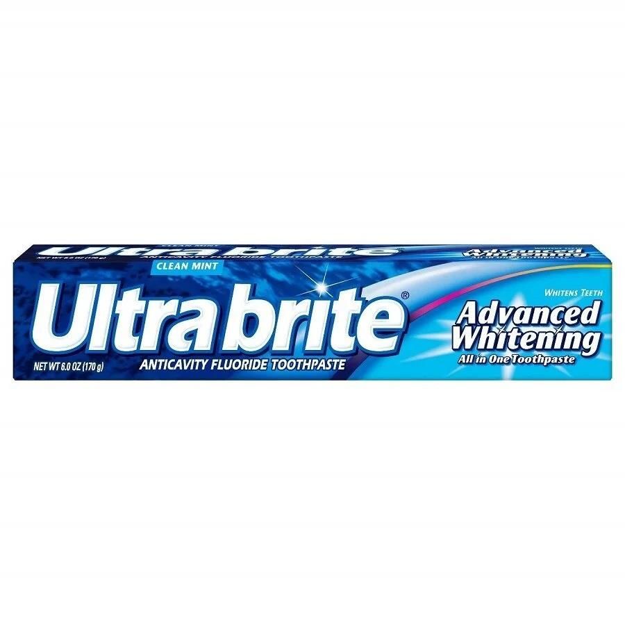 Ultra Brite Advanced Whitening Toothpaste Clean Mint 170g