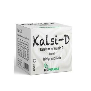 Kalsi-D Kalsiyum ve Vitamin D3 içerikli 30 Saşe