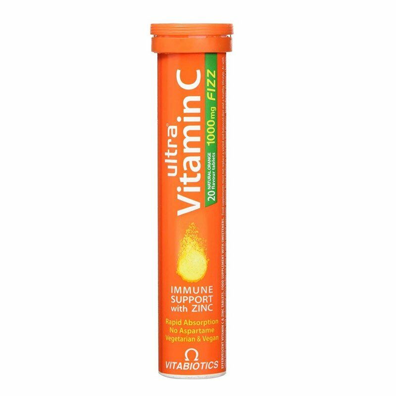 Vitabiotics Ultra Vitamin C Fizz 1000mg 20 Effervesan Tablet