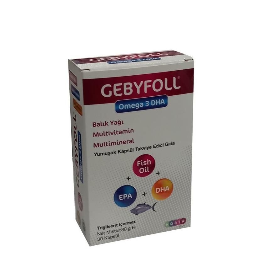 Gebyfoll Omega3 DHA 30 Kapsül