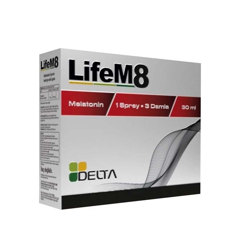 Delta LifeM8 Melatonin 30 Ml Sprey/Damla
