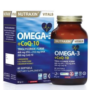 Nutraxin Omega 3+CoQ-10 60 Soft Gel
