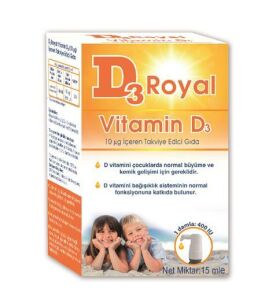 D3 Royal 400 IU Vitamin D3 Damla