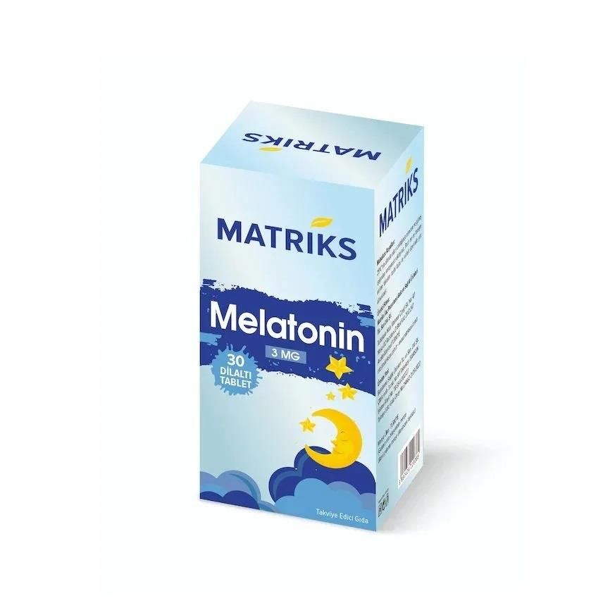 Matriks Melatonin 30MG 30 Dilaltı tableti