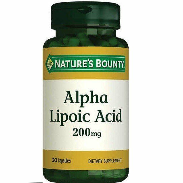 Nature's Bounty Alpha Lipoic Acid 200 mg 30 Kapsül
