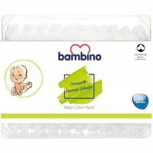 Bambino Bebek Emniyetli Kulak Çubuğu P0977  60 Adet