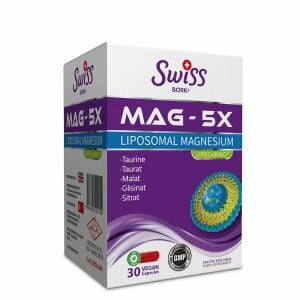 Swiss Bork MAG-5X Liposomal Magnesium 30 Kapsül