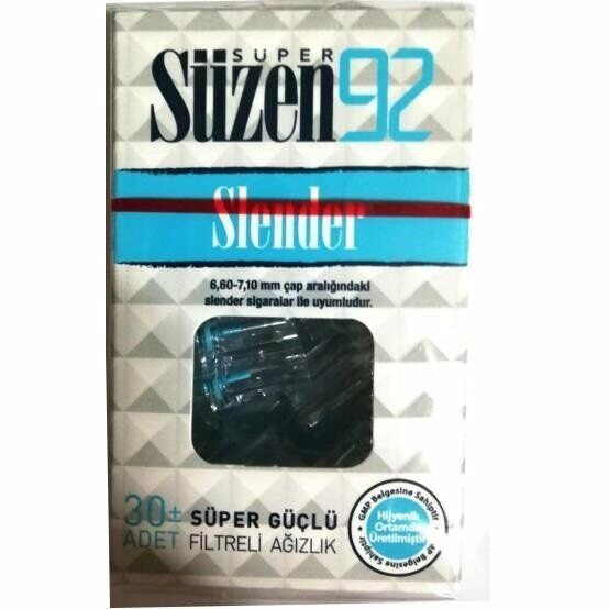 Süper Süzen 92 Slender Filtre Ağızlık 30 lu