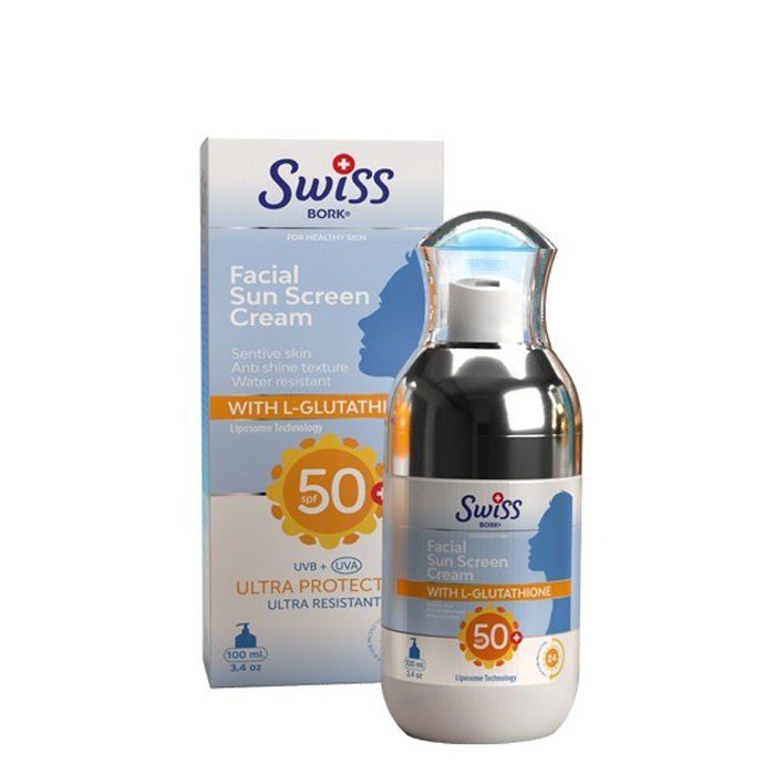 Swiss Bork Facial Sun Screen Cream Sensitive SPF50+ 100 ML