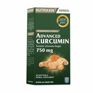 Nutraxin Advanced Curcumin (Turmeric - Curcuma Longa) 750mg 30 Softgel