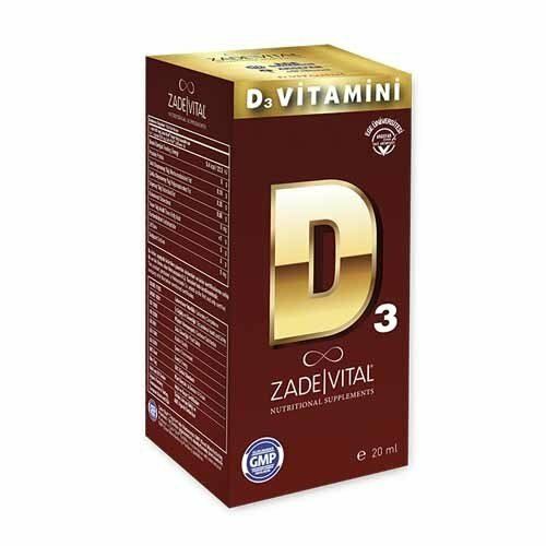 Zade Vital Vitamin D3 Damla 20ml