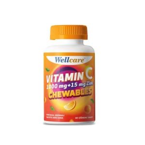 Wellcare Vitamin C 1000mg + Çinko 15 Mg 60 Tablet