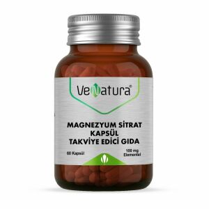 Venatura Magnezyum Sitrat 60 Kapsül