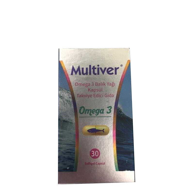 Multiver Omega3 Balık Yağı Kapsülü 30 luk
