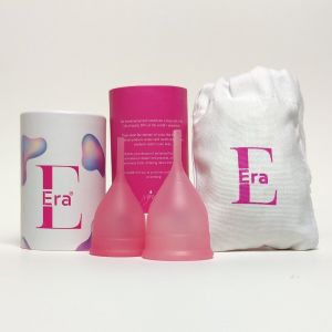 Silicone Era Menstrual Cup ( Adet Kabı ) – S/L İkili Paket ( 2 PCs) EraCup-S/L2