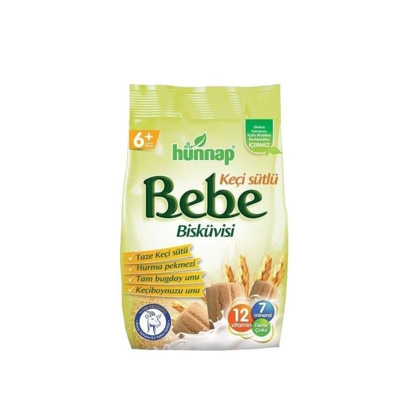 Hünnap Keçi Sütlü Bebe Bisküvisi 400gr