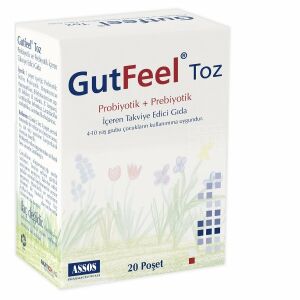 Gutfeel Probiyotik + Prebiyotik Toz 20 Poşet