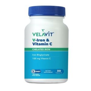 Velavit V-Iron Vitamin C 30 Tablet