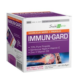 Suda Vitamin Immun-Gard Red Fruit 5 gr lik 20 Saşe