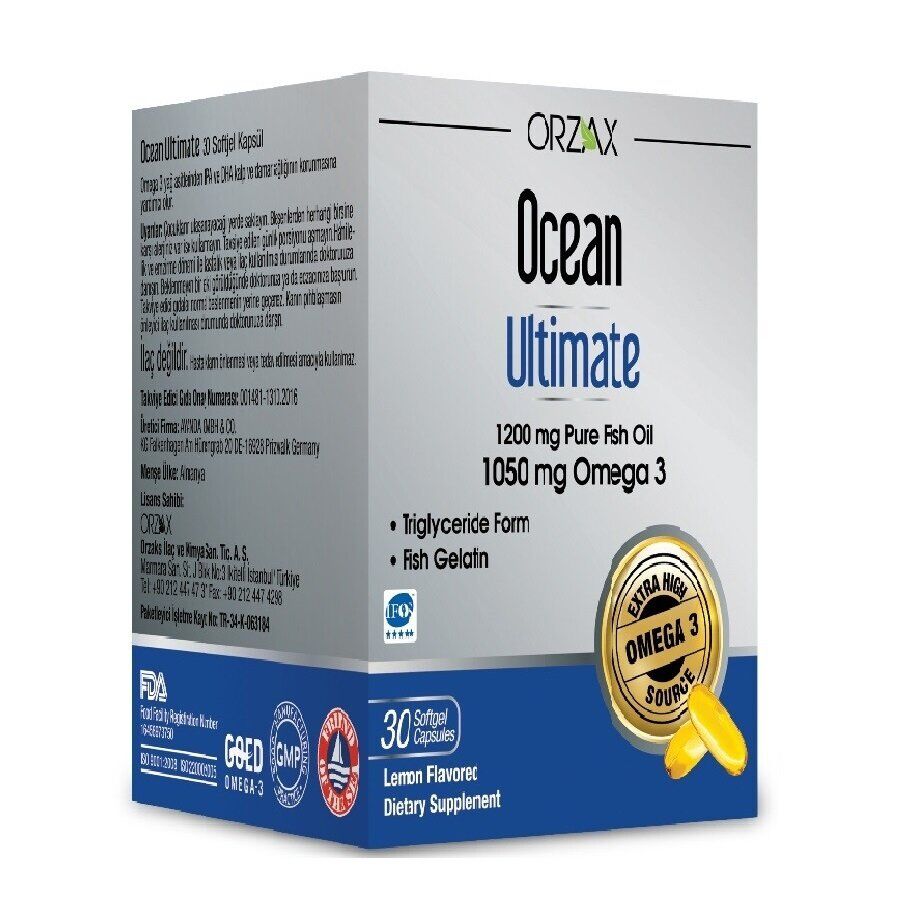 Ocean Ultimate Omega 3 30 Kapsül