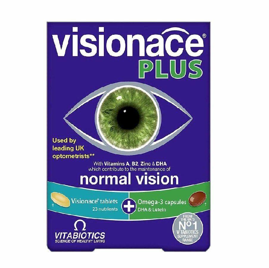 Vitabiotics Visionace Plus Tablet + Kapsül 56 lı