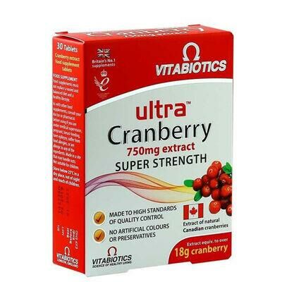 Vitabiotics Ultra Cranberry Tablet 30 luk
