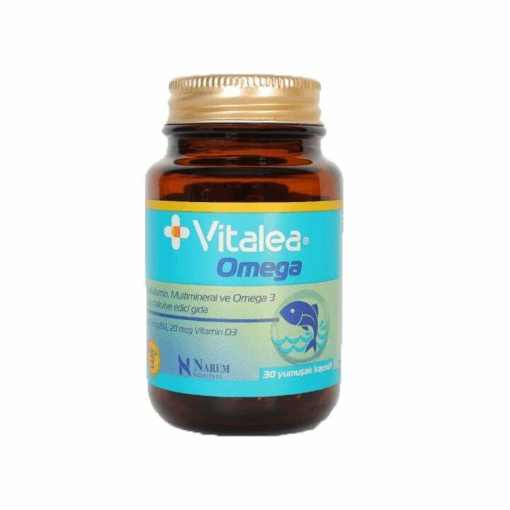 Vitalea Omega 3 ve Multivitamin Mineral 30 Kapsül