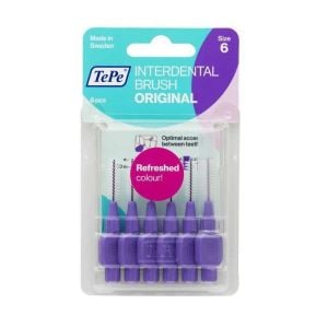 Tepe Interdental Brush Original 6 Pcs - 1.1 MM TePe Arayüz Fırçası MOR