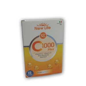 New Life C 1000 Plus Vitamin C D Vitamini Çinko ve Selenyum 15 Tablet