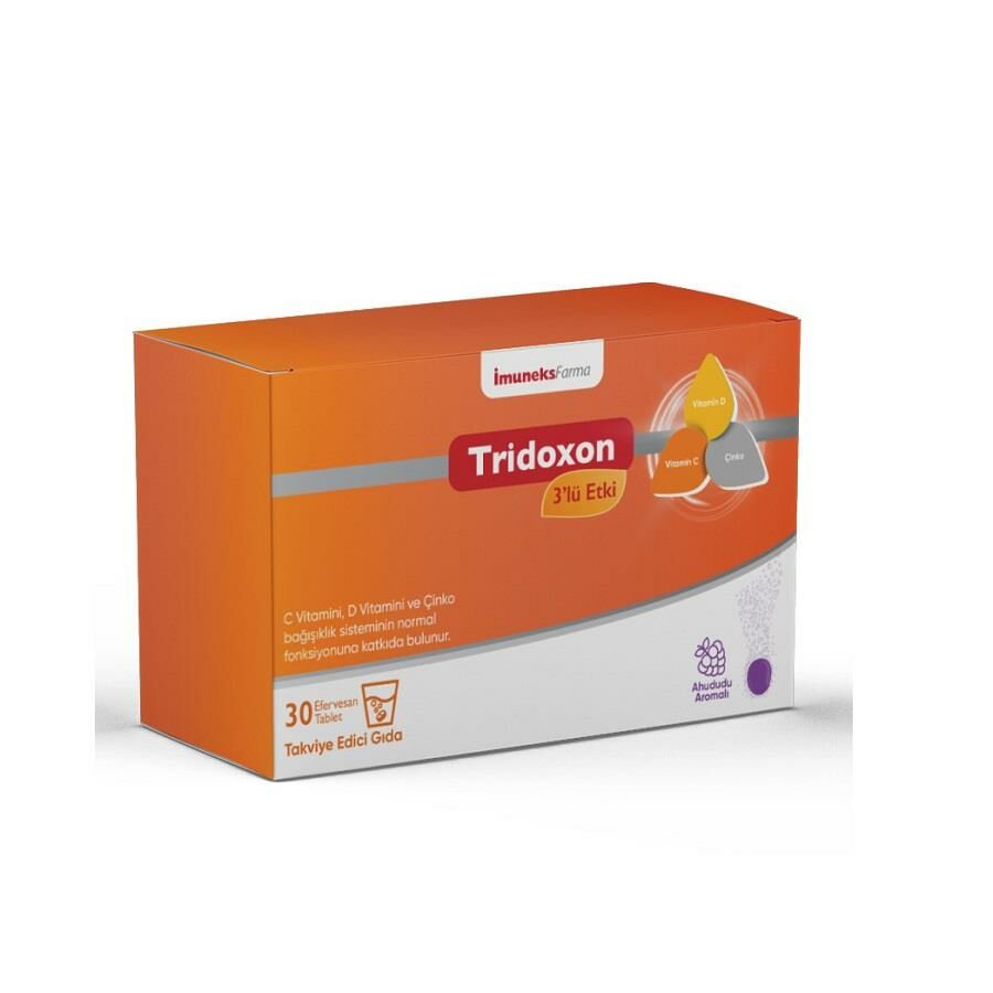 Tridoxon 3’lü Etki 30 Efervesan Tablet