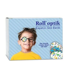 Roll Optik Kapatıcı Göz Bandı ERKEK 100 Adet