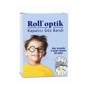 Roll Optik Kapatıcı Göz Bandı ERKEK 20 Adet