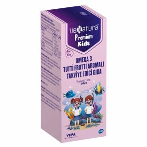 VeNatura Premium Kids Omega3 Tutti Frutti Aromalı Şurup 150ml