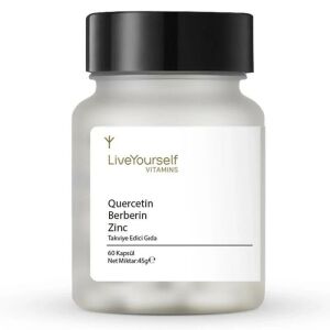 Live Yourself Vitamins Quercetin Berberin 60 Kapsül