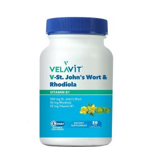 Velavit V-St.Johns Wort Rhodiola 30 Kapsül