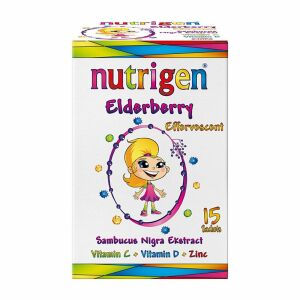 Nutrigen ElderBerry Sambucus Nigra (Kara Mürver), Vitamin C, Vitamin D, Çinko 15 Saşe