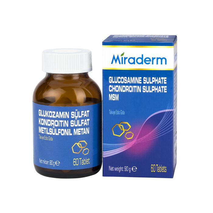 Miraderm Glucosamine Chondroitin Msm 60 Tablet