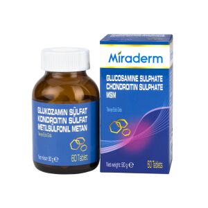 Miraderm Glucosamine Chondroitin Msm 60 Tablet