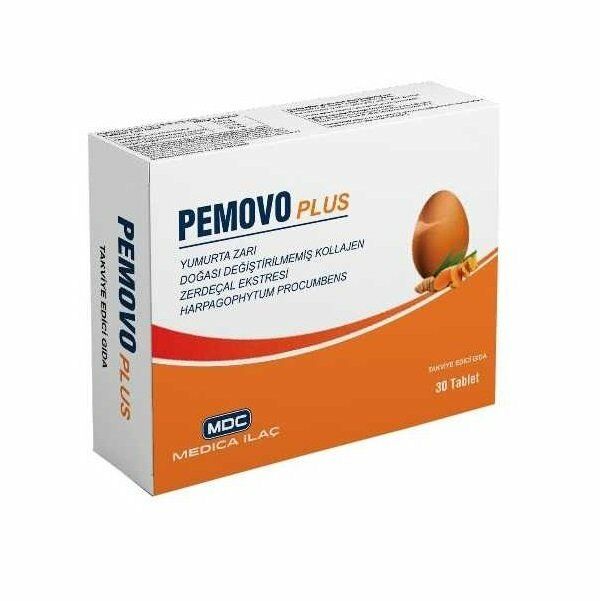 Pemovo Plus Yumurta Kabuğu Zarı 30 Tablet