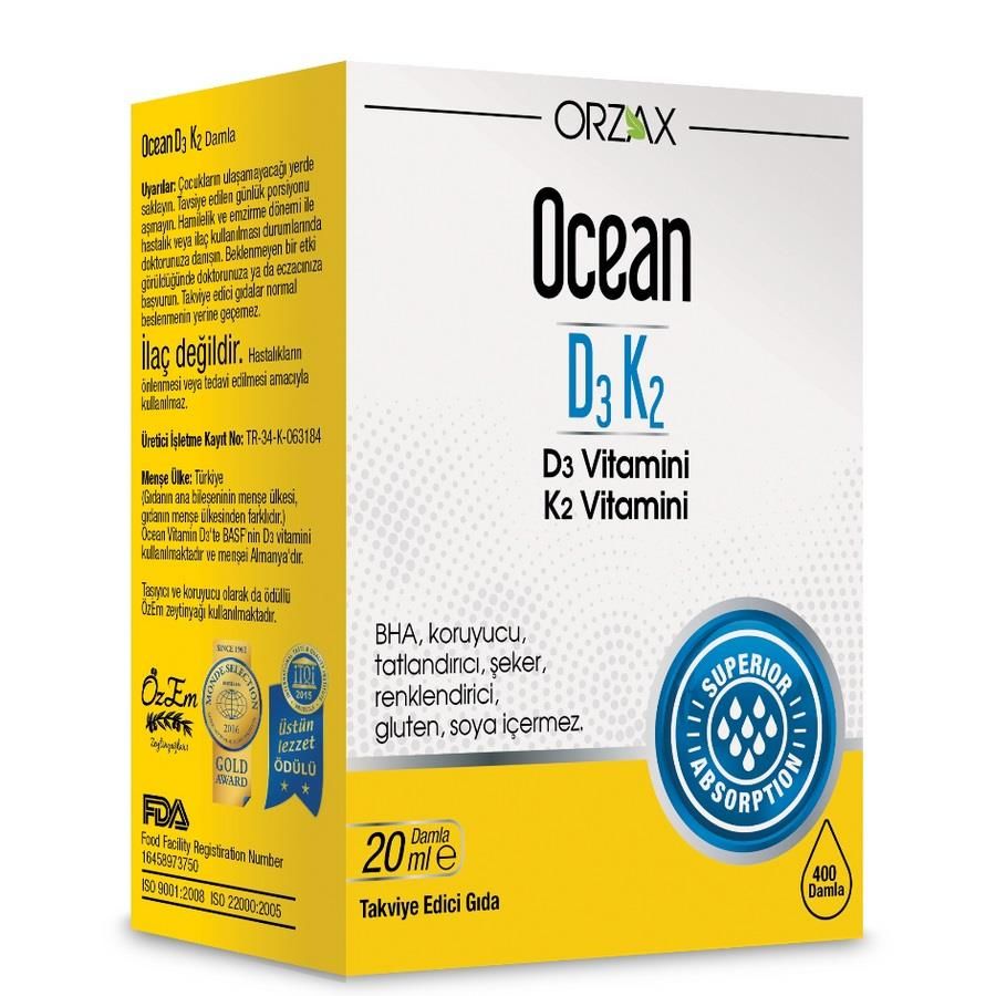 Ocean D3 K2 Damla 20 ml