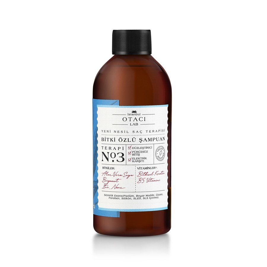 Otacı LAB NO: 3 Yeni Nesil Saç Terapisi Bitki Özlü Şampuan Terapi